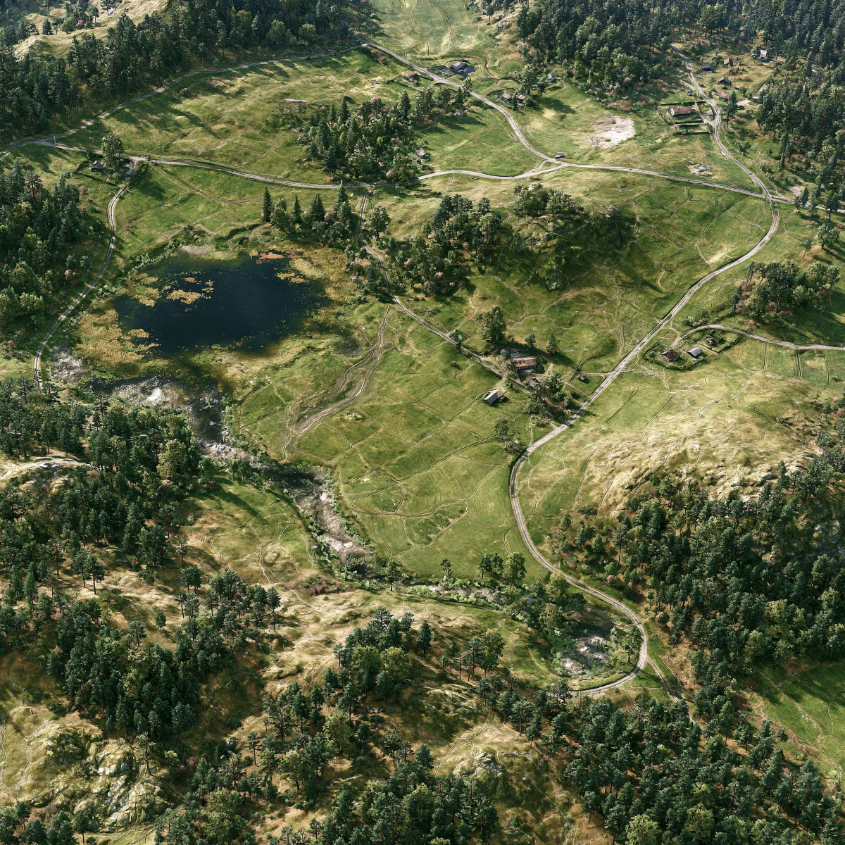 Map of the trip region