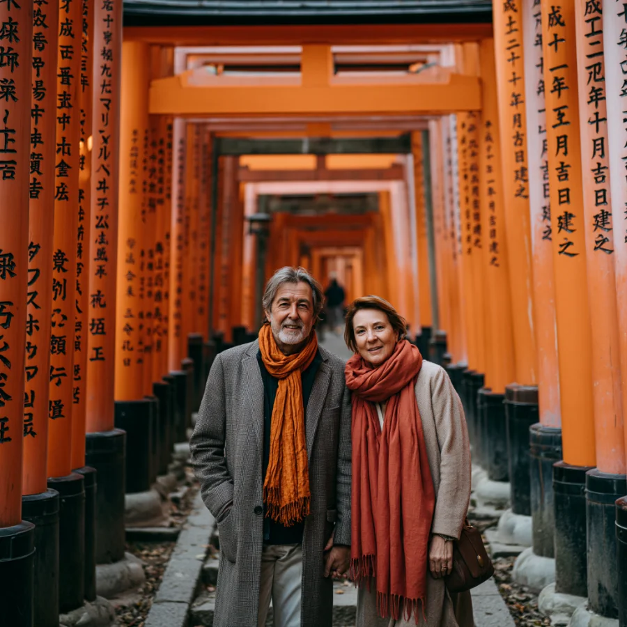 Fushimi Inari — vermilion torii tunnel